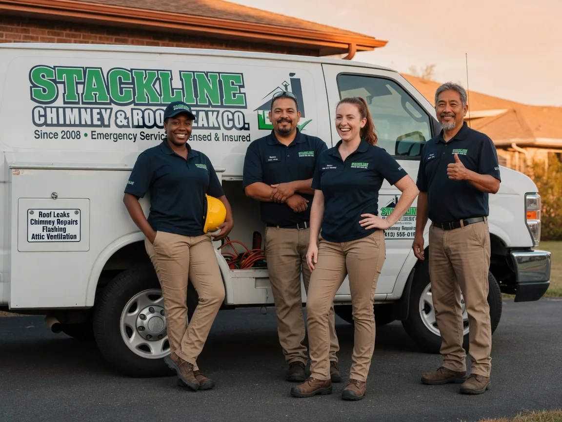 Chimney flashing repair company in Nocona, TX